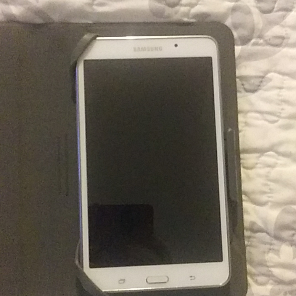 Tablet with case